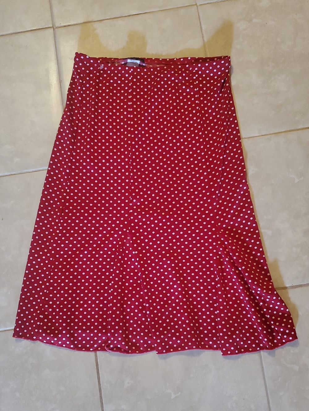 Brand Love Me Kiss Me Red Polka Dot A-Line Skirt - Classic Women's Skirt